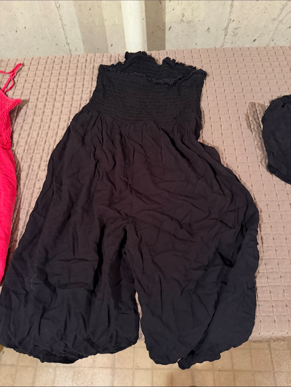 Women’s Black Strapless Jumpsuit